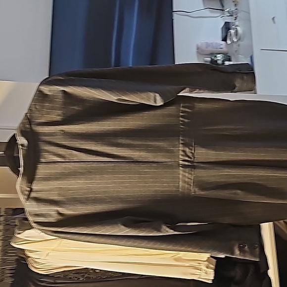 Zara grey pinstripe jumpsuit - Picture 3 of 3